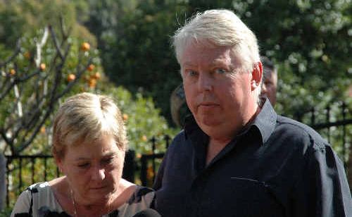 Bruceand Denise Morcombe speak on August 14 about the arrest of a man over their son’s murder. Bruceand Denise Morcombe speak on August 14 about the arrest of a man over their son’s murder.